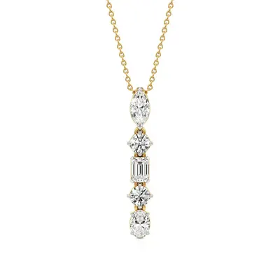Cairn Multi-Shape Halo Pendant