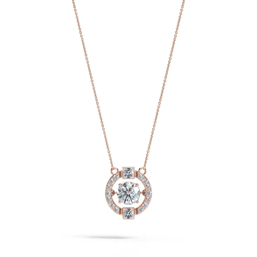 Rime Princess Solitaire Pendant