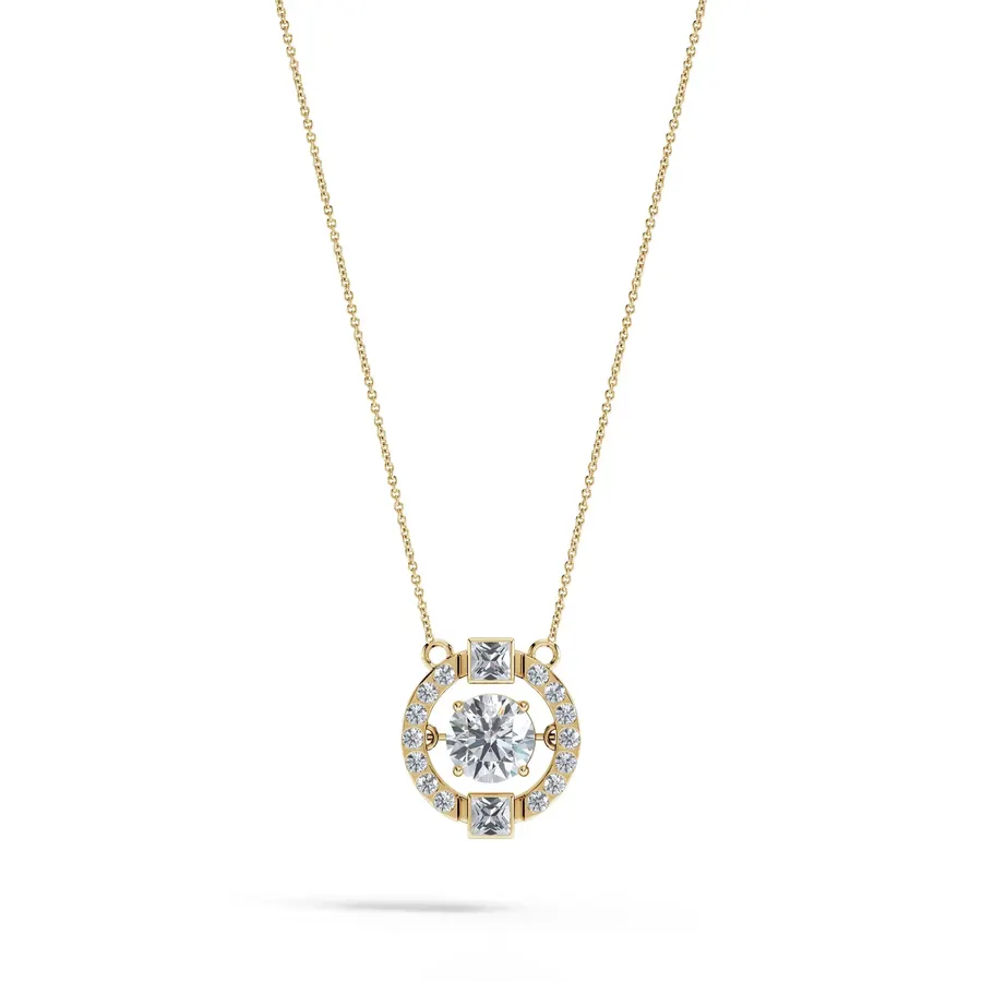 Rime Princess Solitaire Pendant