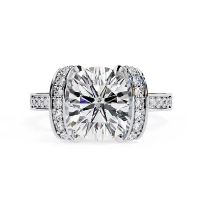 Frazil Cushion Ring