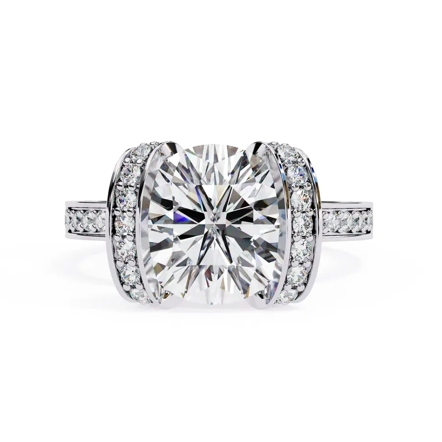 Frazil Cushion Ring