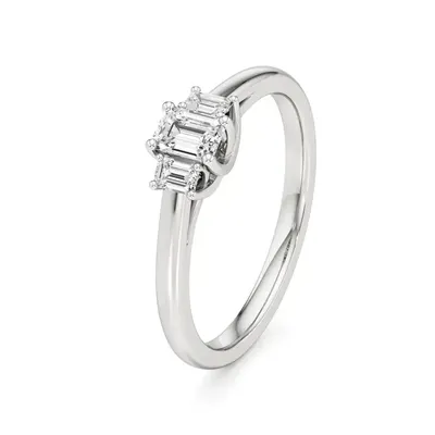 Sundog Emerald Trilogy Ring