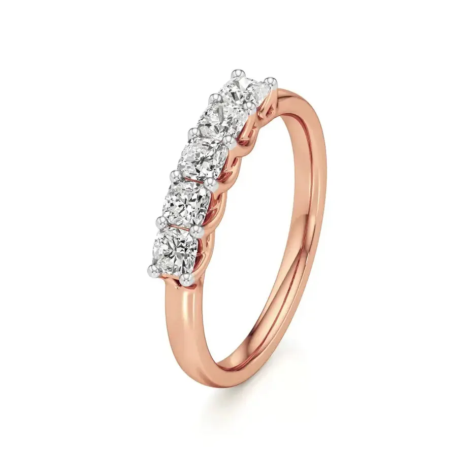 Lattice Cushion Eternity Ring