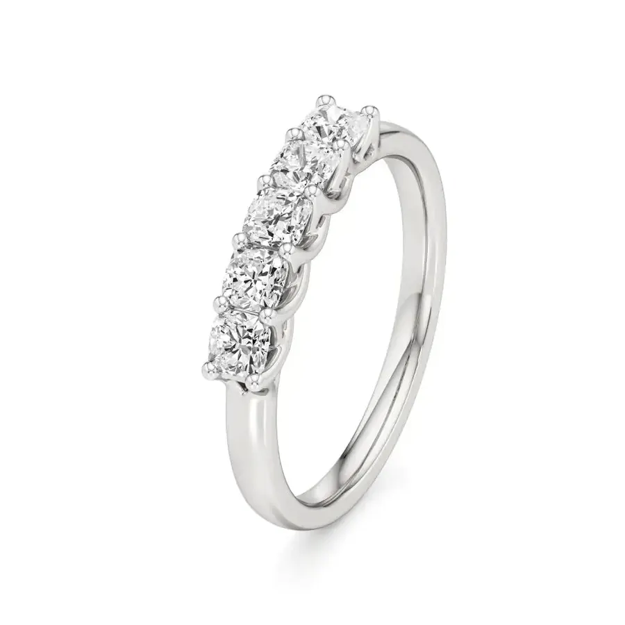 Lattice Cushion Eternity Ring