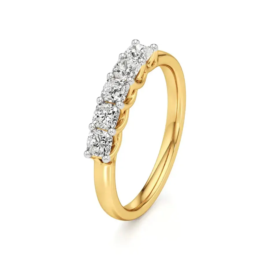 Lattice Cushion Eternity Ring