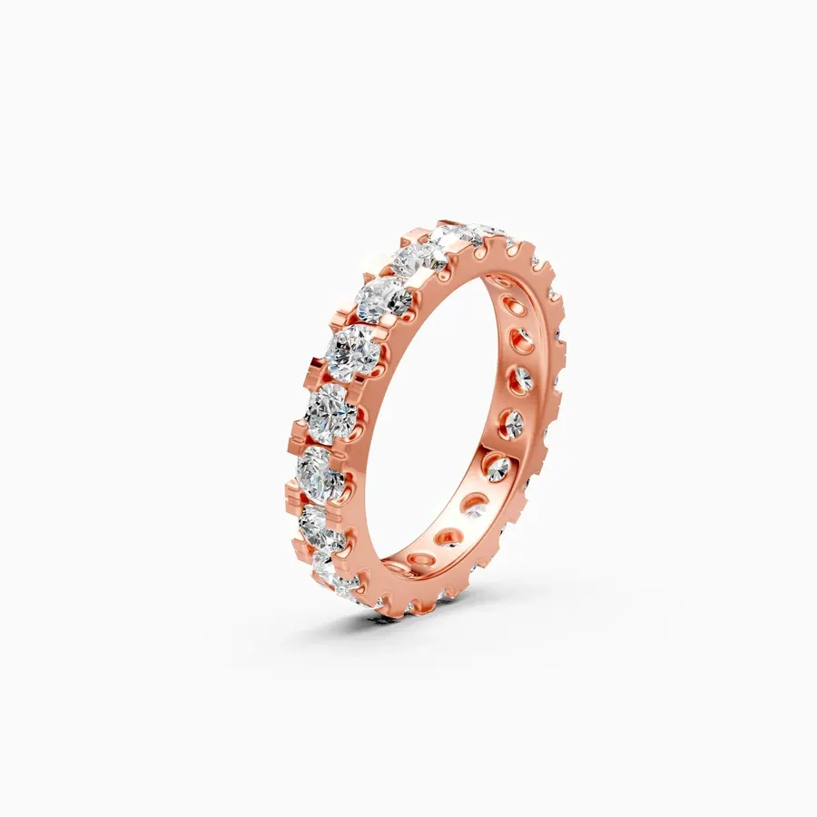Lattice Round Eternity Ring, 1.05 ct