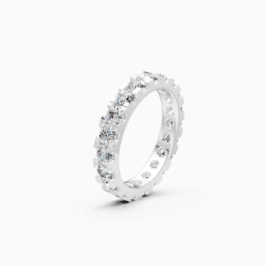 Lattice Round Eternity Ring, 1.05 ct