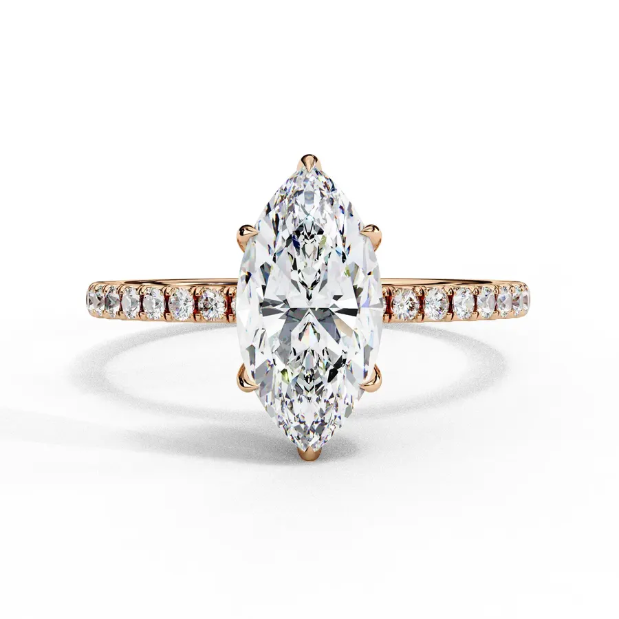 Rime Marquise Halo Ring