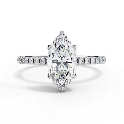 Rime Marquise Halo Ring