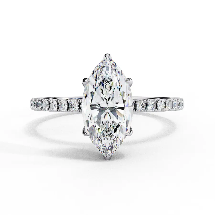 Rime Marquise Halo Ring