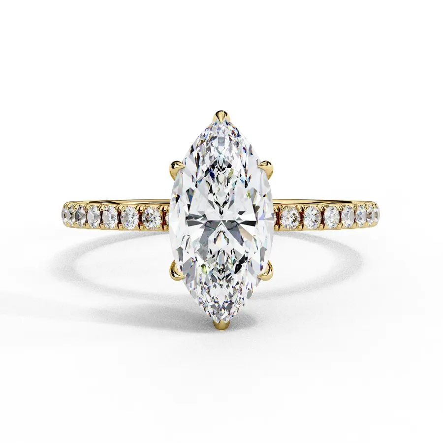 Rime Marquise Halo Ring
