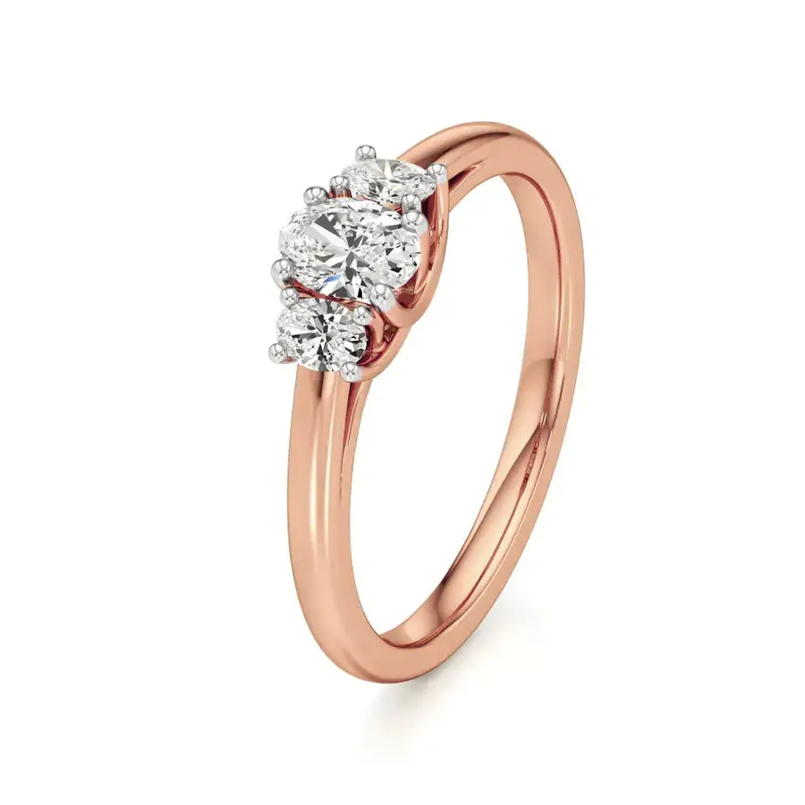 Sundog Oval Trilogy Ring