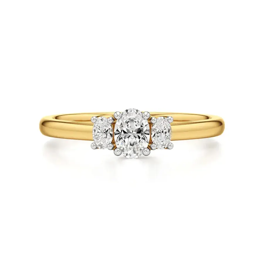 Sundog Oval Trilogy Ring