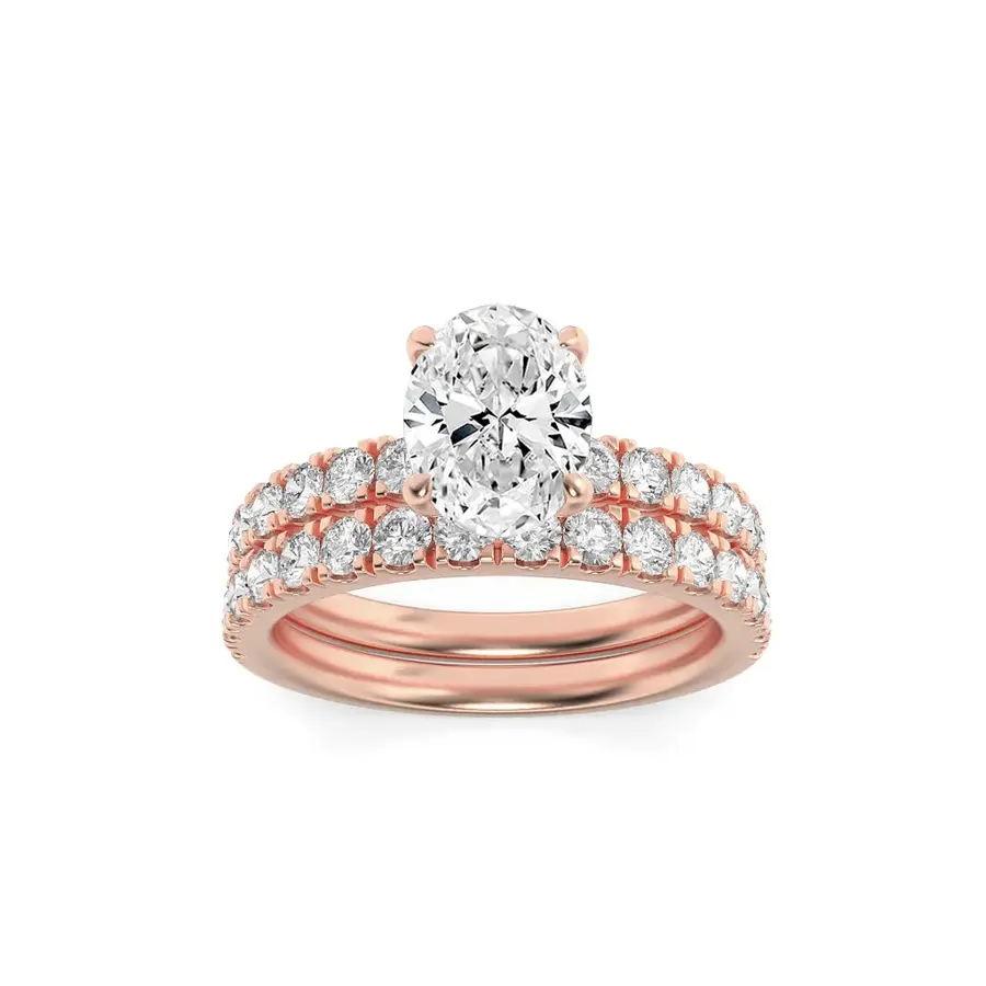 Frazil Oval Solitaire Ring