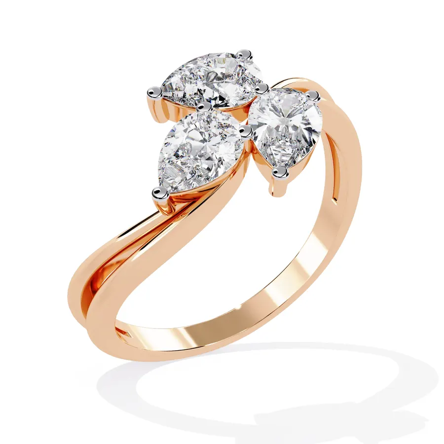 Sundog Pear Ring