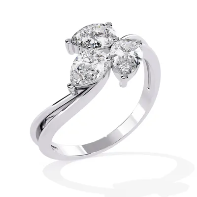 Sundog Pear Ring