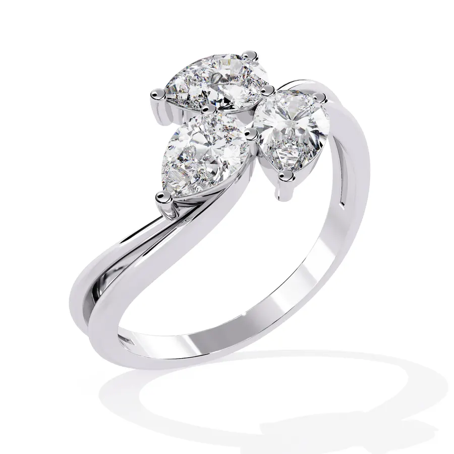 Sundog Pear Ring