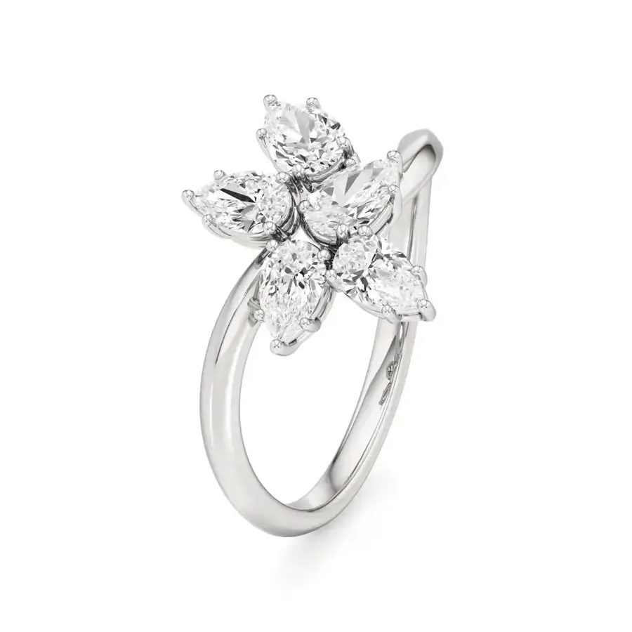 Cairn Pear Ring
