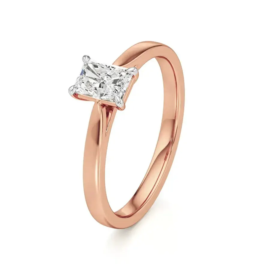 Serac Radiant Solitaire Ring