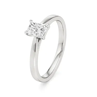 Serac Radiant Solitaire Ring