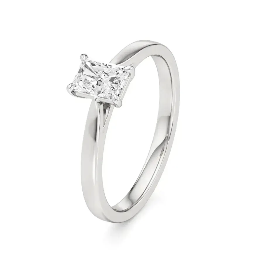 Serac Radiant Solitaire Ring