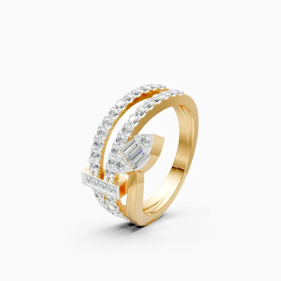 Drift Baguette Ring