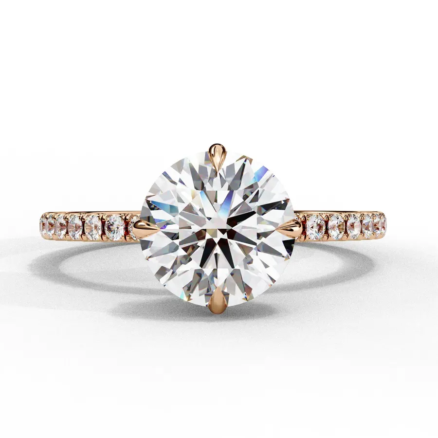 Rime Round Halo Ring