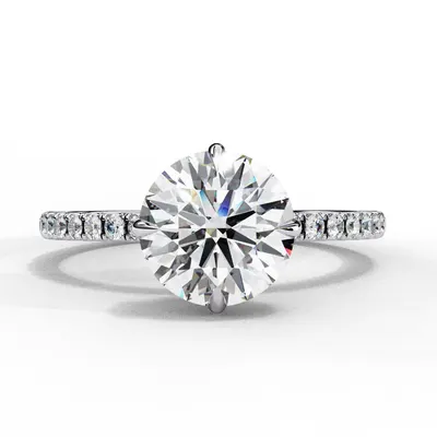 Rime Round Halo Ring