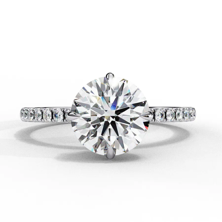Rime Round Halo Ring