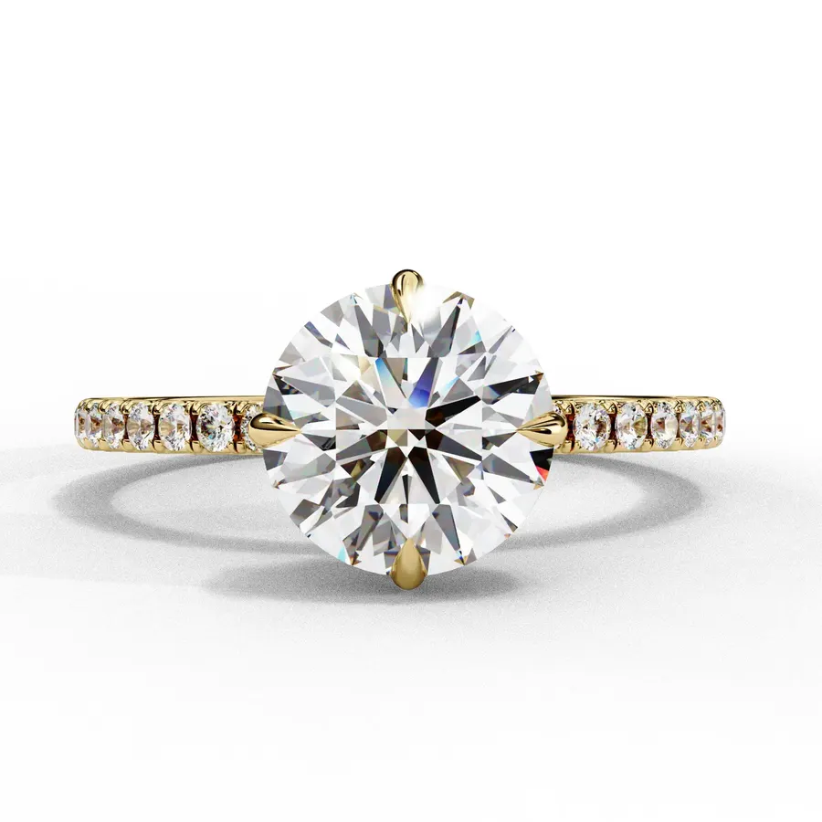 Rime Round Halo Ring