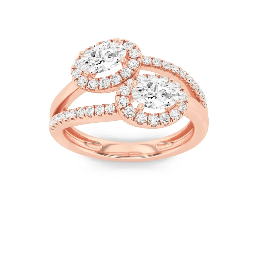 Sundog Oval Cluster Ring