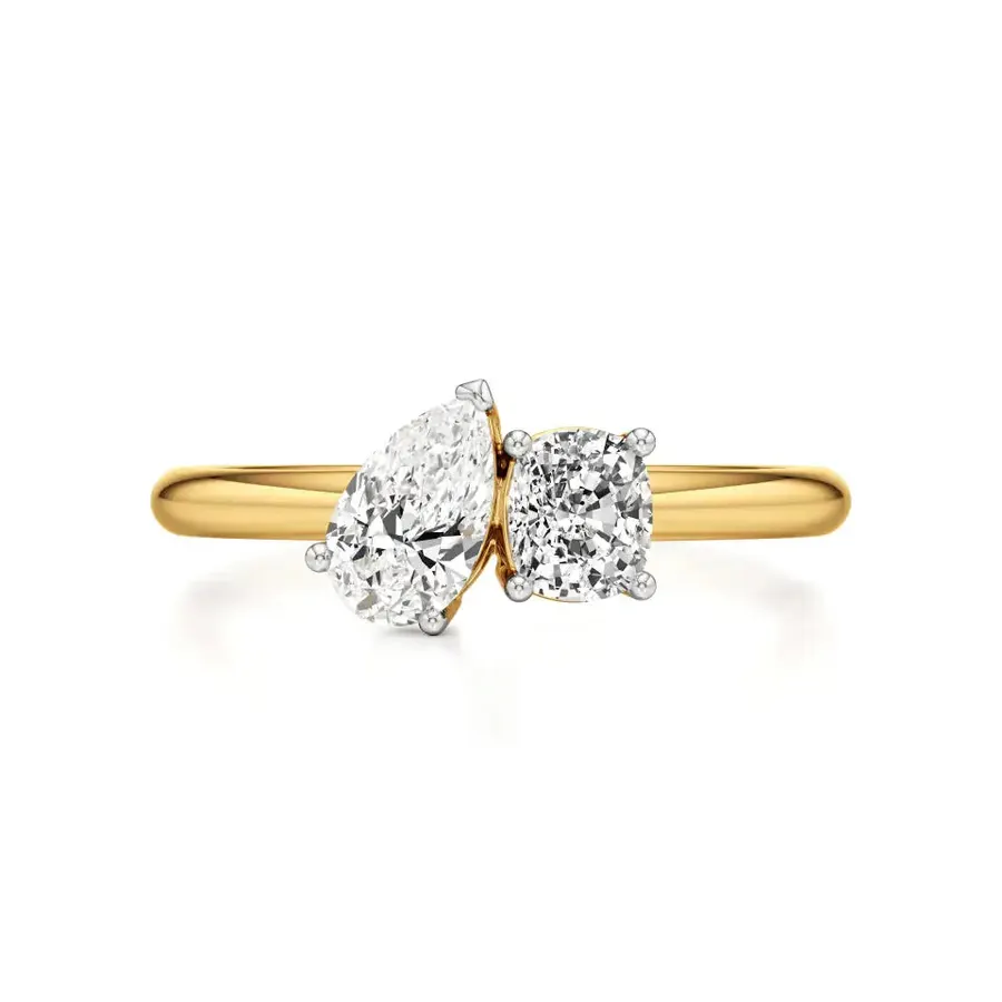 Sundog Cushion Ring