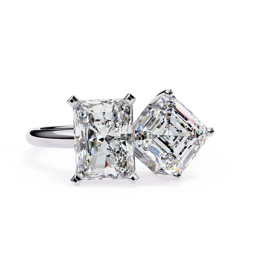 Sundog Asscher Ring