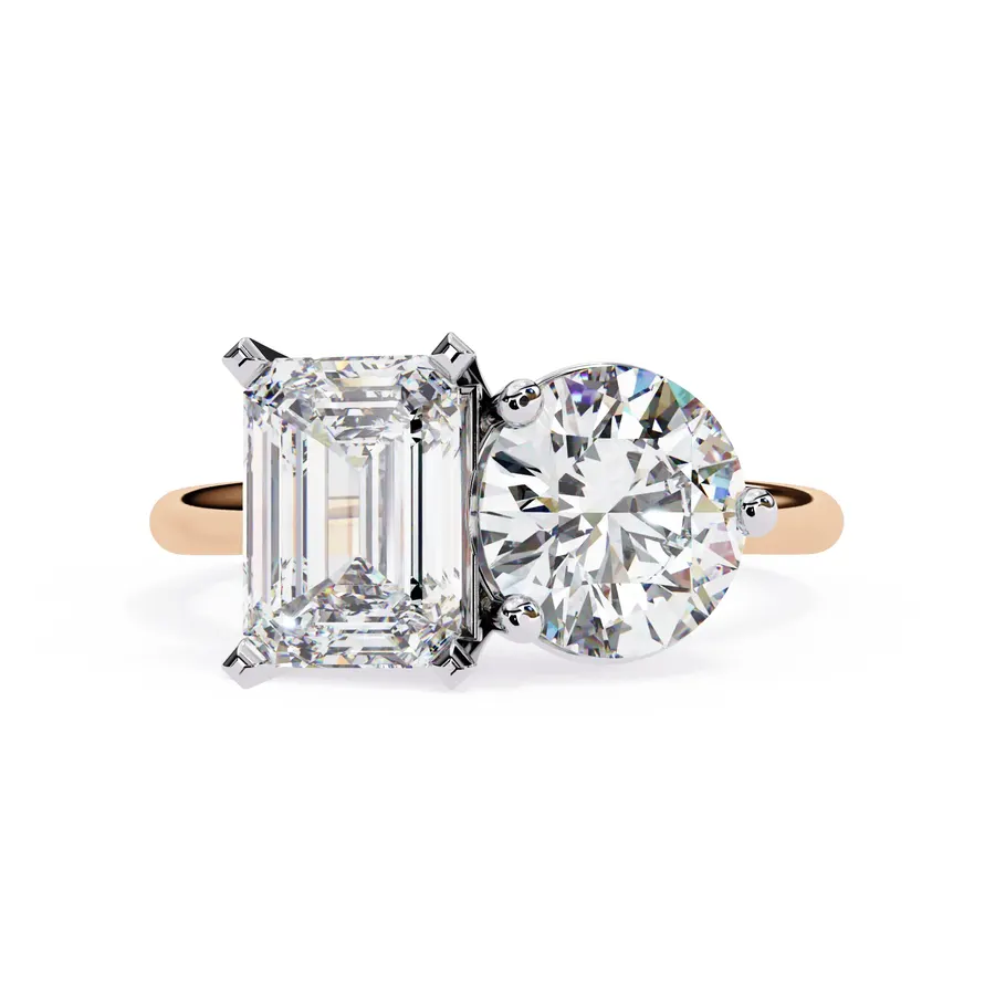 Sundog Round & Emerald Ring